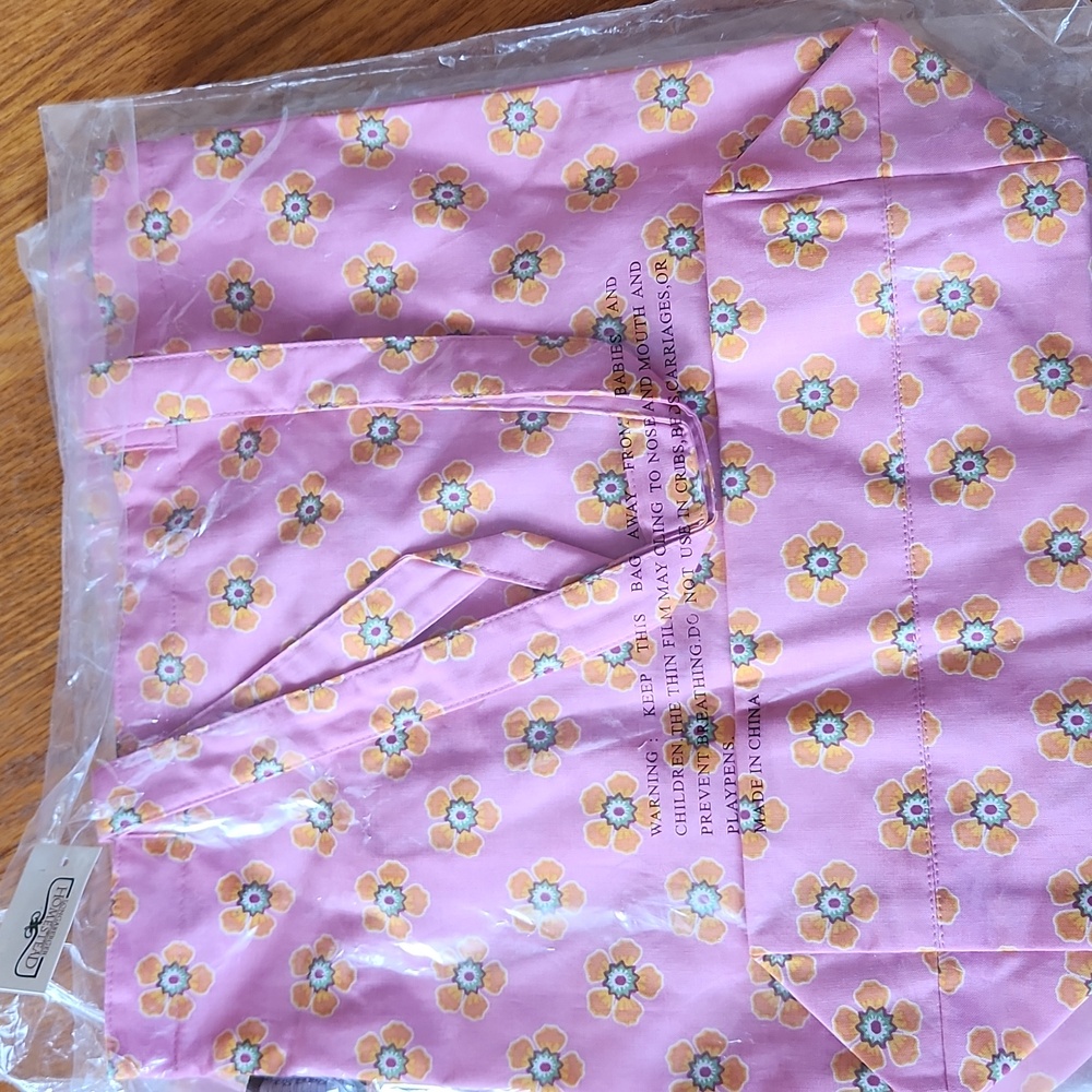 Longaberger pink Tote